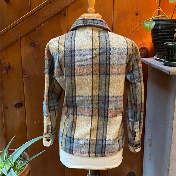 Genesis Vintage Wool Linen Blend Shirt Jacket - Picture 3 of 5